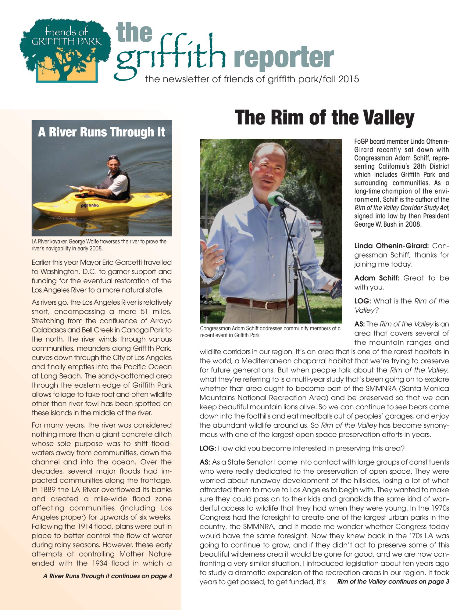 Griffith Reporter Fall 2015